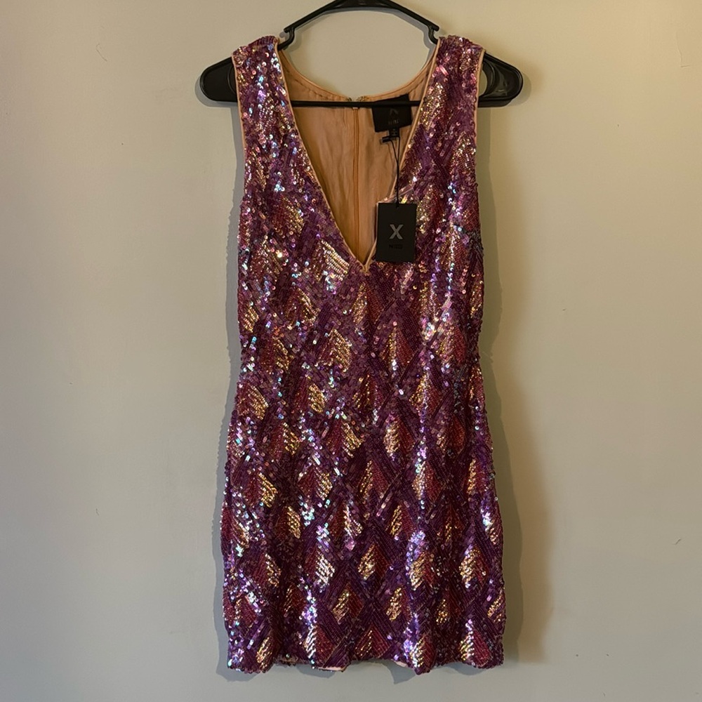X by NBD Sequin Mini Dress Size Medium